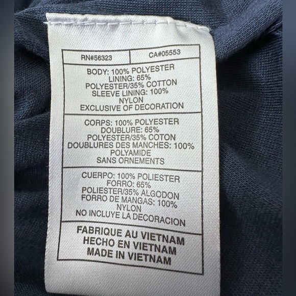 Nike Lining Jacket NWOT Size G Navy/ orange - Picture 11 of 12